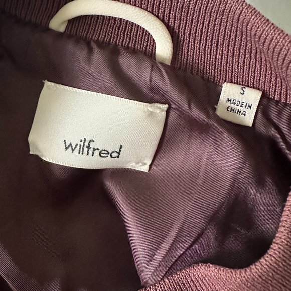 Aritzia Mauve Bomber Jacket - Picture 5 of 5